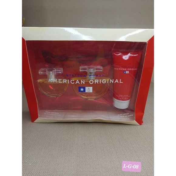 STETSON WOMEN,  COLOGNE SPRAY  .5 FL OzSPRAY,PERFU 1. FL OZ  , BODY LOTION  3.FL - Picture 1 of 5